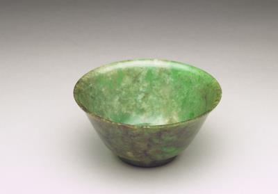 图片[2]-Jadeite bowl, Qing dynasty, Jiaqing reign (1796-1820)-China Archive